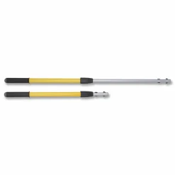 Rubbermaid Commercial HYGEN HYGEN Quick-Connect Extension Handle, 1.6 ft to 3.3 ft, Yellow/Black