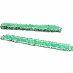 Rubbermaid Commercial HYGEN HYGEN Dust Mop Heads With Fringe, Green, 48