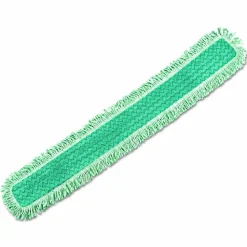 Rubbermaid Commercial HYGEN HYGEN Dust Mop Heads With Fringe, Green, 48