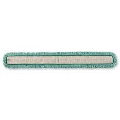 Rubbermaid Commercial HYGEN HYGEN Dust Mop Heads With Fringe, Green, 48