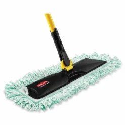 Rubbermaid Commercial HYGEN HYGEN Dust Mop Heads With Fringe, Green, 60