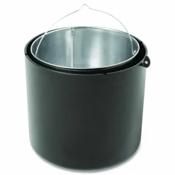 Rubbermaid Commercial Infinity Traditional Smoking Receptacle, 4.1 gal, 13 dia x 39h High, Black