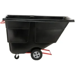 Rubbermaid Commercial 850lb Capacity Utility Tilt Truck, 850 lb Capacity, 33.50"W x 72.20"D x 43.80"H, Black