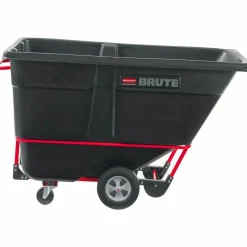 Rubbermaid Commercial 1250 lb Capacity Standard Duty Tilt Truck, 1250 lb Capacity, 33.50"W x 72.20"D x 43.80"H, Black