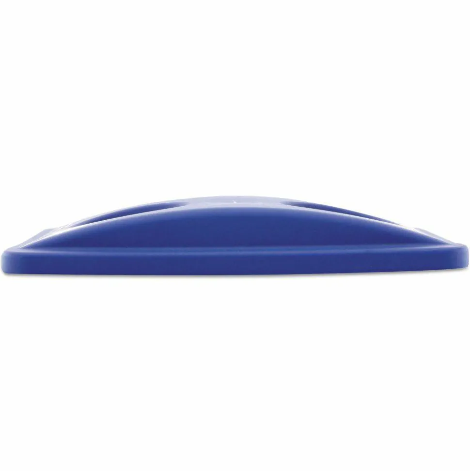 Rubbermaid Commercial Lid for Slim Jim Bottle Recycling Container, 20.38w x 11.38d x 2.75h, Blue