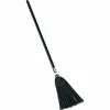 Rubbermaid Commercial Lobby Pro Synthetic-Fill Broom, Synthetic Bristles, 37.5" Overall Length, Black