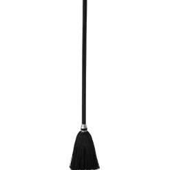 Rubbermaid Commercial Lobby Pro Synthetic-Fill Broom, Synthetic Bristles, 37.5" Overall Length, Black