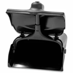 Rubbermaid Commercial Lobby Pro Upright Dustpan, with Cover, 12.5 x 37, Plastic/Metal, Black