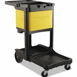 Rubbermaid Commercial Locking Cabinet, For Rubbermaid Commercial Cleaning Carts, Yellow