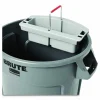 Rubbermaid Commercial Maid Caddy, Two Compartments, 16 x 9 x 5, Gray