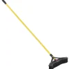 Rubbermaid Commercial Maximizer Push-to-Center Broom, 18 x 58.13, Polyproylene Bristles, Steel Handle, Yellow/Black