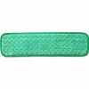 Rubbermaid Commercial Microfiber Dust Pad, 18.5 x 5.5, Green