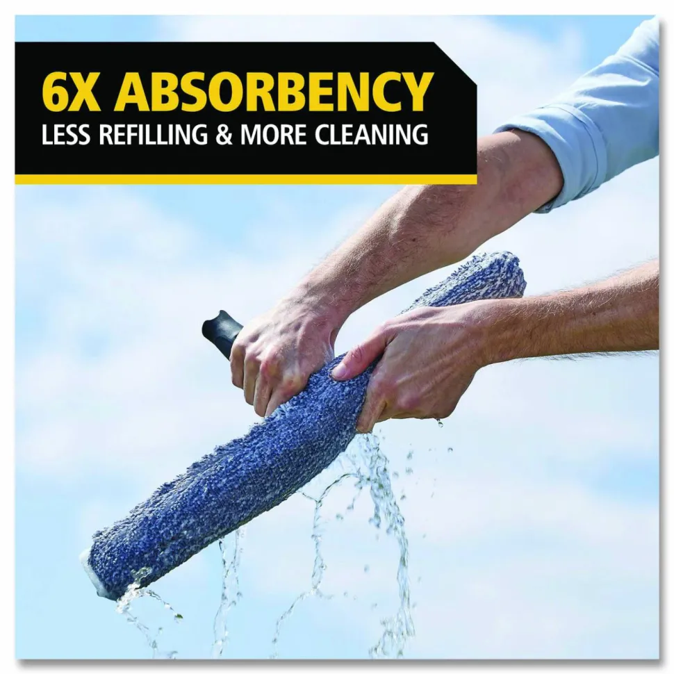 Rubbermaid Commercial Microfiber Glass/Window Cleaning Washer, 18" Wide Blade