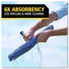Rubbermaid Commercial Microfiber Glass/Window Cleaning Washer Sleeve, 14" Wide Blade
