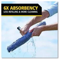 Rubbermaid Commercial Microfiber Glass/Window Cleaning Washer Sleeve, 14" Wide Blade