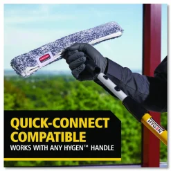 Rubbermaid Commercial Microfiber Glass/Window Cleaning Washer Sleeve, 10" Wide Blade