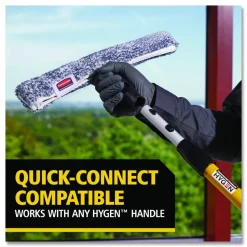 Rubbermaid Commercial Microfiber Glass/Window Cleaning Washer Sleeve, 18