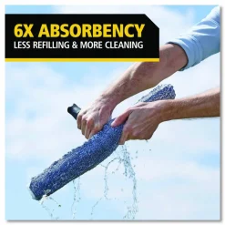Rubbermaid Commercial Microfiber Glass/Window Cleaning Washer Sleeve, 18