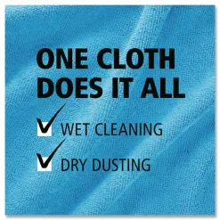 Rubbermaid Commercial Microfiber Cleaning Cloths, 12 x 12, Red, 24/Pack