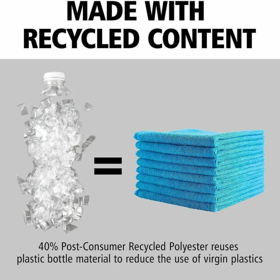 Rubbermaid Commercial Microfiber Cleaning Cloths