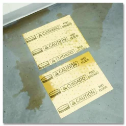 Rubbermaid Commercial Over-The-Spill Pad Tablet, 12 oz, 14 x 16.5, 25/Pack