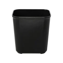 Rubbermaid Commercial Products Fire Resistant Wastebasket 28 QT Black, for Hospitals/Schools/Hotels/Offices (FG254300BLA)