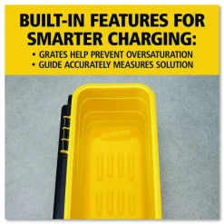 Rubbermaid Commercial Products HYGEN Microfiber Damp Mop Pad Charging Bucket, Yellow
