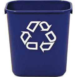 Rubbermaid Commercial 13 QT Standard Deskside Recycling Wastebaskets