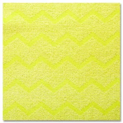 Rubbermaid Commercial Reusable Cleaning Cloths, Microfiber, 16 x 16, Yellow, 12/Carton