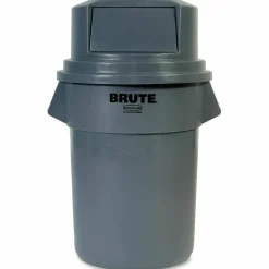 Rubbermaid Commercial Round BRUTE Dome Top Lid for 55 gal Waste Containers, 27.25