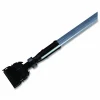 Rubbermaid Commercial Snap-On Fiberglass Dust Mop Handle, 1" dia x 60", Gray/Black