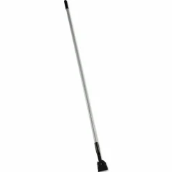 Rubbermaid Commercial Snap-On Fiberglass Dust Mop Handle, 1" dia x 60", Gray/Black