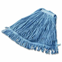 Rubbermaid Commercial Super Stitch Blend Mop Head, Cotton/Synthetic, Large, 1