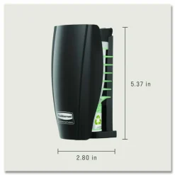 Rubbermaid Commercial TCell Air Fragrance Dispenser, 5-15/16” x 2-15/16”, Black