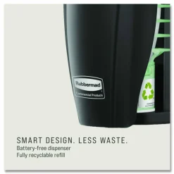Rubbermaid Commercial TCell Air Fragrance Dispenser, 5-15/16” x 2-15/16”, Black