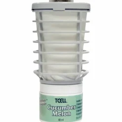 Rubbermaid Commercial TCell Dispenser Fragrance Refill - 6000 ft³ - Cucumber Melon - 60 Day - Odor Neutralizer, VOC-free, Recyclable - 1 Each