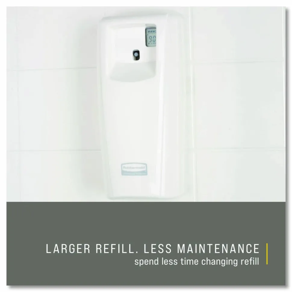 Rubbermaid Commercial TC Microburst Odor Control System 9000 LCD, 3.6 x 4.33 x 8.75, White