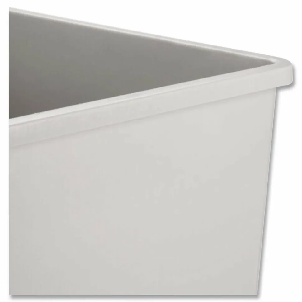 Rubbermaid Commercial Untouchable Square Container - 50 gal Capacity - Square - Crack Resistant, Durable, Compact, Rugged - 3959GRA
