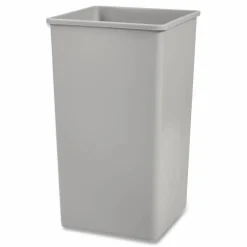 Rubbermaid Commercial Untouchable Square Container - 50 gal Capacity - Square - Crack Resistant, Durable, Compact, Rugged - 3959GRA