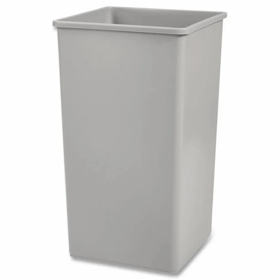 Rubbermaid Commercial Untouchable Square Container - 50 gal Capacity - Square - Crack Resistant, Durable, Compact, Rugged - 3959GRA