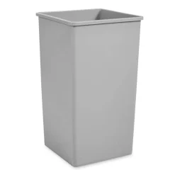 Rubbermaid Commercial Untouchable Square Container - 50 gal Capacity - Square - Crack Resistant, Durable, Compact, Rugged - 3959GRA