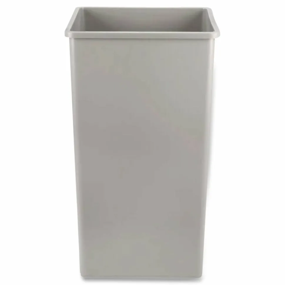 Rubbermaid Commercial Untouchable Square Container - 50 gal Capacity - Square - Crack Resistant, Durable, Compact, Rugged - 3959GRA