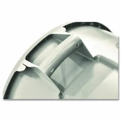 Rubbermaid Commercial Vented Round Brute Container, 10 gal, Plastic, White