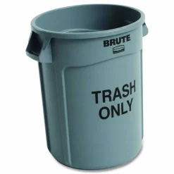 Rubbermaid Commercial Vented Round Brute Container, 