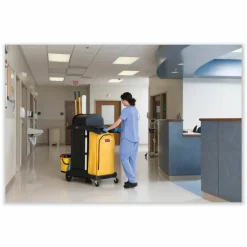 Rubbermaid Commercial Vinyl Cleaning Cart Bag for Rubbermaid Commercial 9T76, 9T77 and 9T78, 34 gal, 17.5