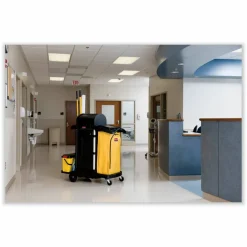 Rubbermaid Commercial Vinyl Cleaning Cart Bag for Rubbermaid Commercial 9T76, 9T77 and 9T78, 34 gal, 17.5