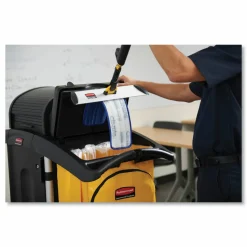 Rubbermaid Commercial Vinyl Cleaning Cart Bag for Rubbermaid Commercial 9T76, 9T77 and 9T78, 34 gal, 17.5