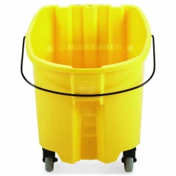 Rubbermaid Commercial WaveBrake 2.0 Bucket, 35 qt, Plastic, Yellow