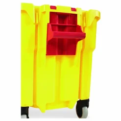 Rubbermaid Commercial WaveBrake 2.0 Bucket, 35 qt, Plastic, Yellow