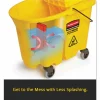 Rubbermaid Commercial WaveBrake Side Press Mop Bucket